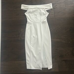 Windsor Strapless White Dress